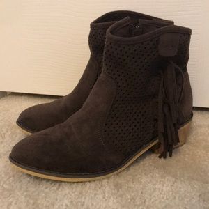 Tasseled Ankle Booties